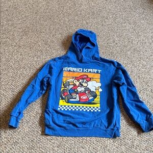 Blue Mario Kart Hoodie
